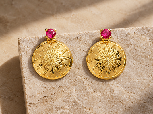 Arabesque Dome Earring